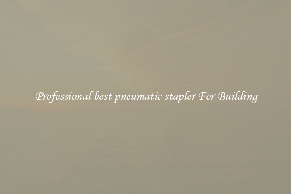 Professional best pneumatic stapler For Building