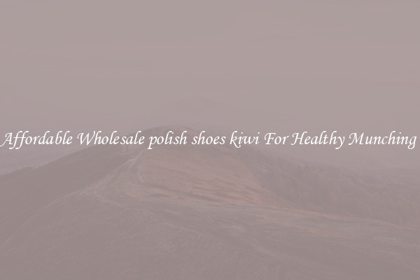 Affordable Wholesale polish shoes kiwi For Healthy Munching 