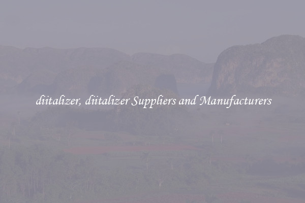 diitalizer, diitalizer Suppliers and Manufacturers