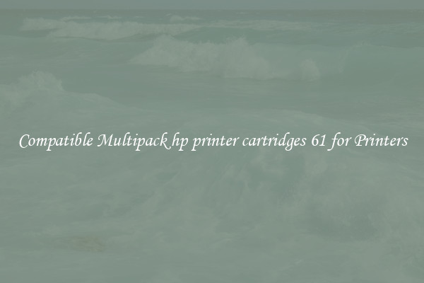 Compatible Multipack hp printer cartridges 61 for Printers