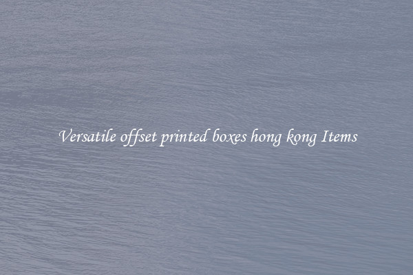 Versatile offset printed boxes hong kong Items