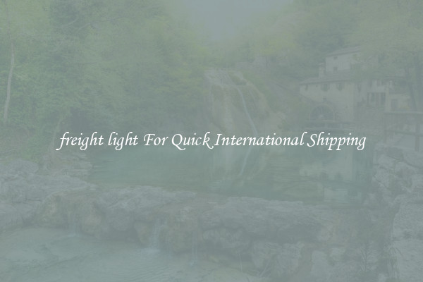 freight light For Quick International Shipping
