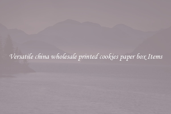 Versatile china wholesale printed cookies paper box Items