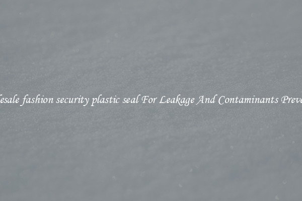 Wholesale fashion security plastic seal For Leakage And Contaminants Prevention