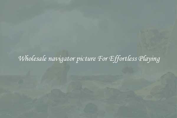 Wholesale navigator picture For Effortless Playing